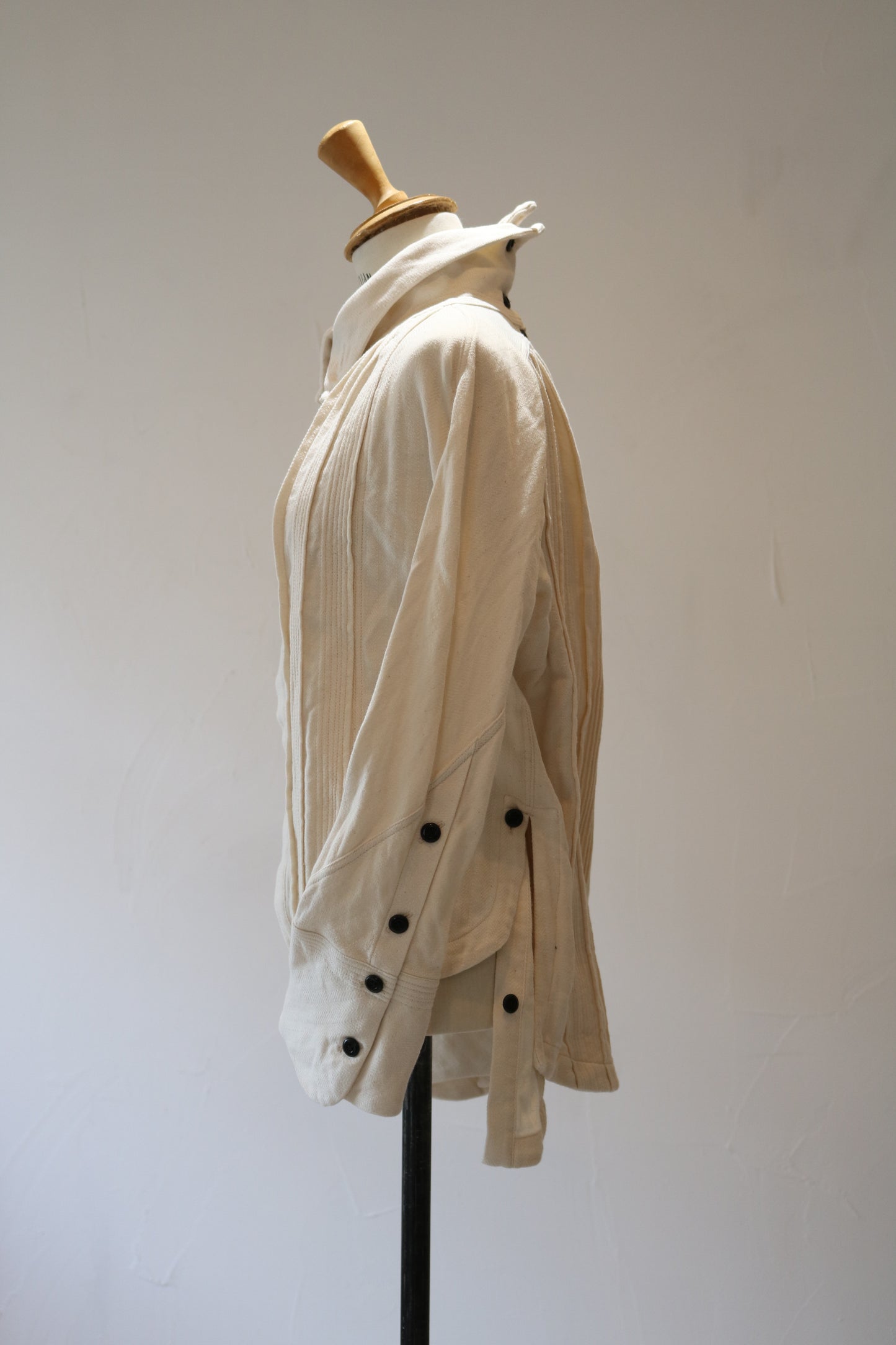 ultimate blouse K504 cotton herringbone white