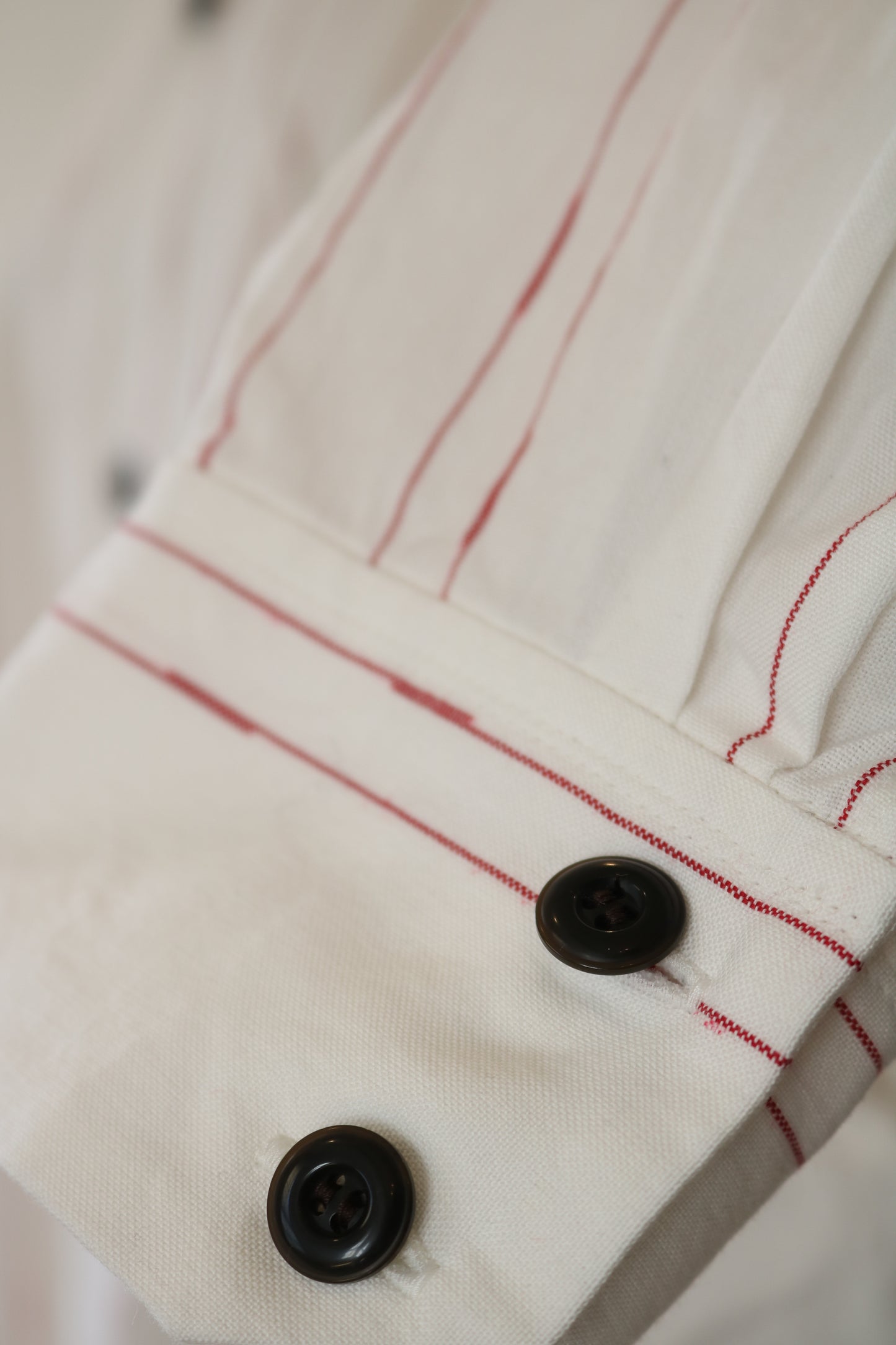 lama shirt K505 SIC stripe white/red