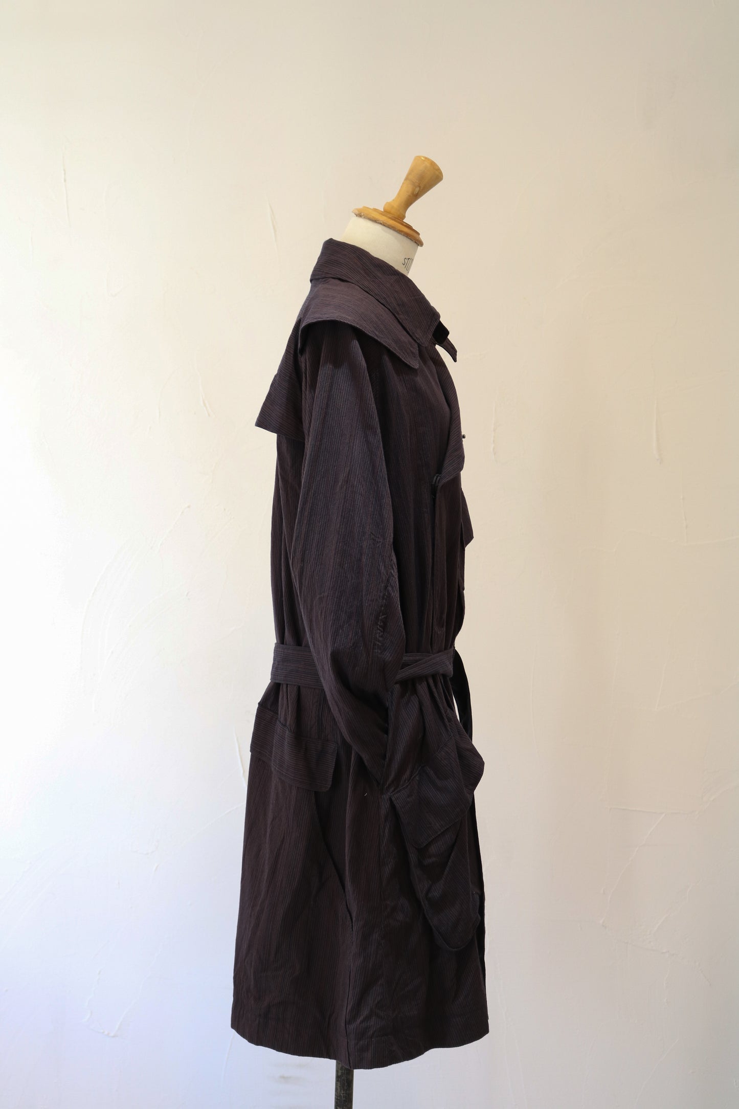 kurohune coat K100 SIC yatara.stripe bronze